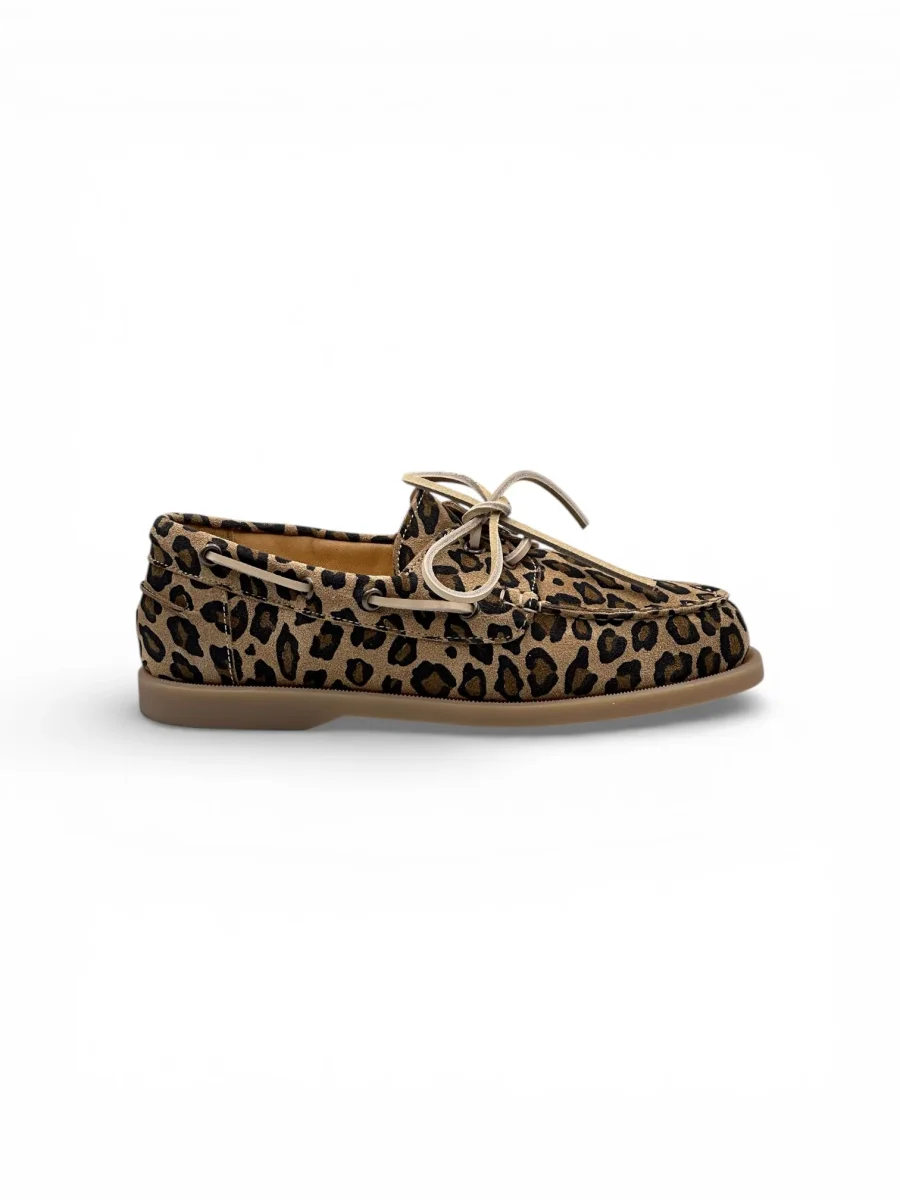 ANCORA leopardo suede cappuccino