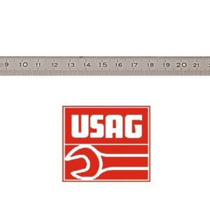 USAG 978 A RIGHE RIGHELLO RIGA FLESSIBILE GRADUATE MILLIMETRATE IN ACCIAIO INOX