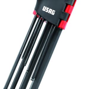 SERIE SET KIT CHIAVI ESAGONALI A SNODO SNODATE 9 PZ EXTRA LUNGHE USAG 280 XLTS/S9